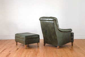 Drexel Chair & Ottoman