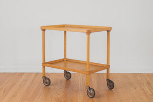 MCM Wood Bar Cart