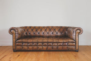 Antique Leather Chesterfield