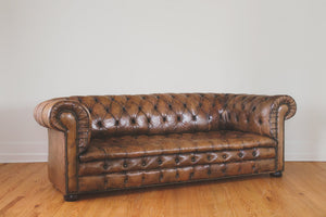Antique Leather Chesterfield