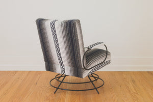 MCM Blanket Rocking Chair