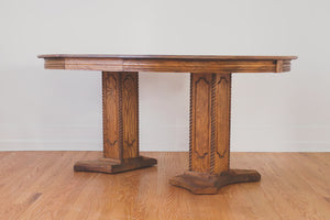 Vintage Oak Dining Table