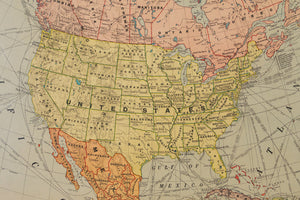1939 North America Map