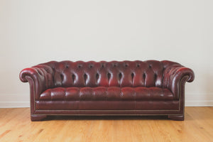 English Leather Chesterfield