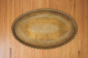 Brass Tray Coffee Table