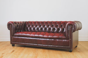 Vintage Leather Chesterfield