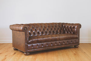 Vintage Leather Chesterfield