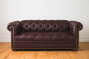 Leather Chesterfield