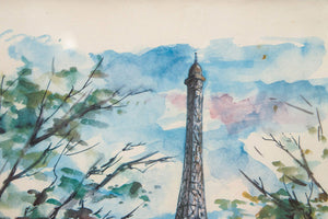 1960s Eiffel Tower Print