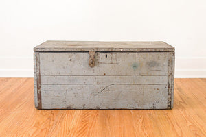 Painted Industrial Farmhouse Trunk