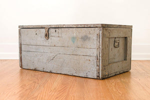 Painted Industrial Farmhouse Trunk