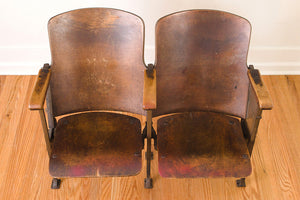 Antique Theater Chairs