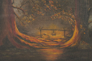 Original Campsite Painting