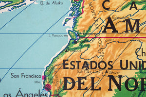 MCM Spanish World Map