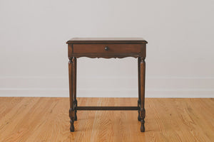 Traditional Walnut Side Table