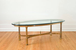 Brass & Glass Coffee Table