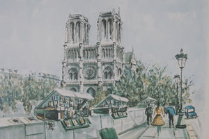 French Watercolor Prints