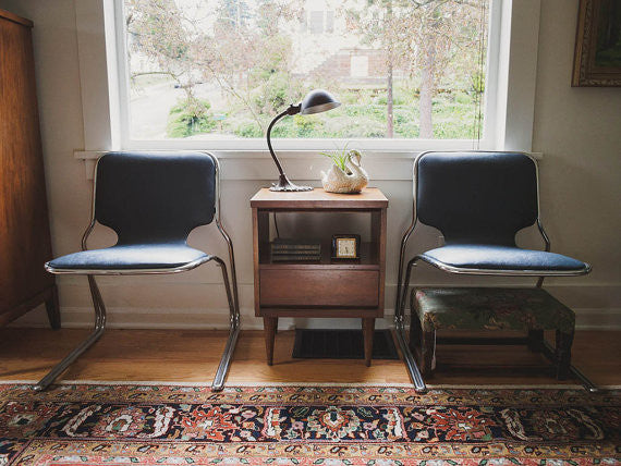 MCM Walnut Side Table