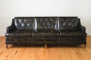 Drexel MCM Leather Sofa