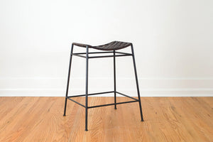 Swift & Monell Leather Stool
