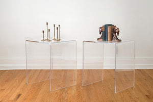 MCM Lucite Side Tables