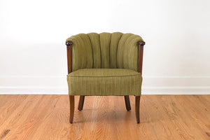 Channel Back Parlor Chair