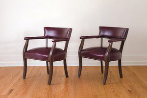 Cordovan Library Chairs