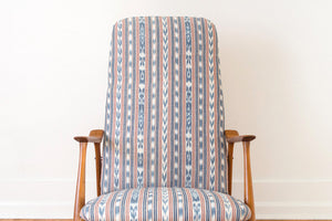 Swedish Ikat Lounge Chair