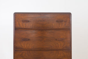 Vintage Art Deco Highboy Dresser
